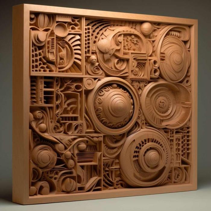 نموذج ثلاثي الأبعاد لآلة CNC 3D Art 